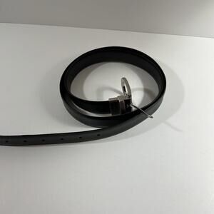 Perry Ellis men black belt size 40 leather